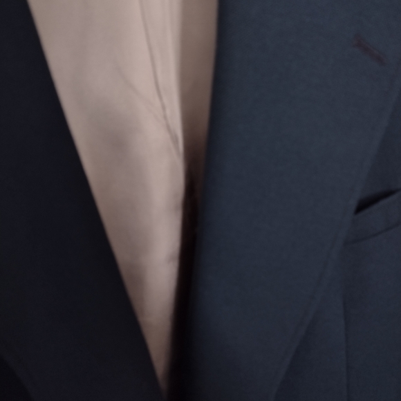 Men's Classic vintage Green Wool gabardine blazer 46 regular Lacrosse - Picture 6 of 14